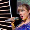 Taylor Swift in concert in London, January 2020. Credit: ako photography/Shutterstock.