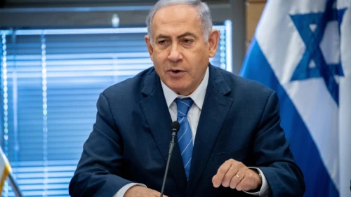 Israeli Prime Minister Benjamin Netanyahu leads a Likud Party meeting at the Knesset in Jerusalem on Sept. 23, 2019. Photo by Yonatan Sindel/Flash90.