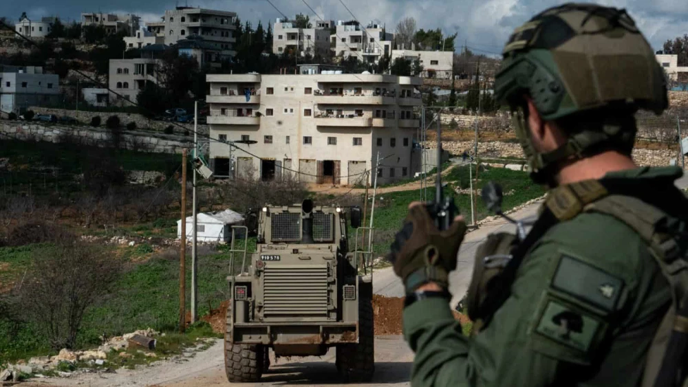 Israeli forces operating in the Gaza Strip, Feb. 10, 2024. Credit: IDF.