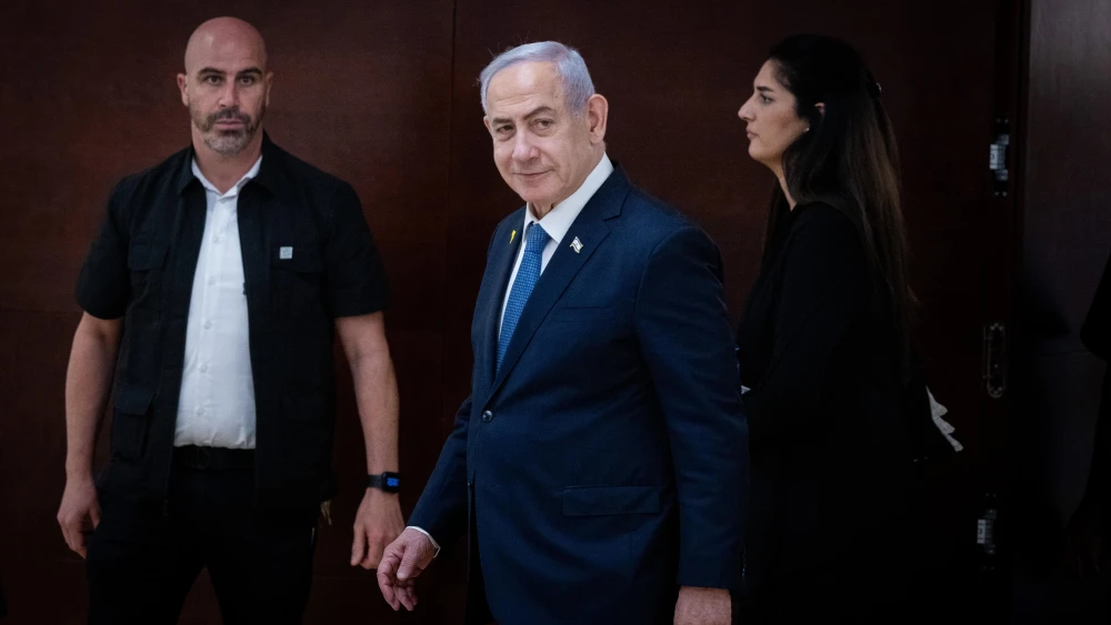 Prime Minister Benjamin Netanyahu at the Knesset in Jerusalem, Nov. 13, 2024. Photo by Chaim Goldberg/Flash90.