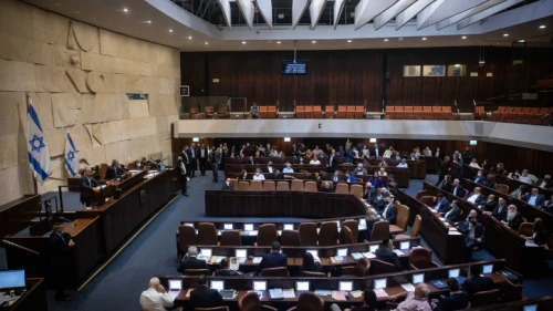 A plenum session in the Knesset, July 6, 2021. Photo by Yonatan Sindel/Flash90.