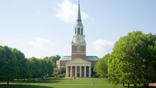 Wait Chapel at Wake Forest University. Credit: Jijithecat/Wikimedia Commons.