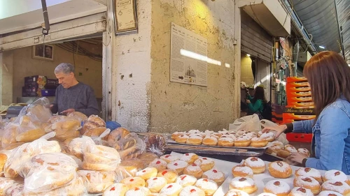 Jerusalem sufganiyot for Chanukah