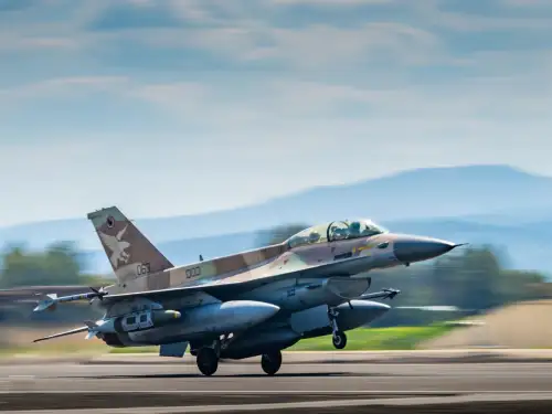 An Israeli Air Force F-16I “Sufa” fighter jet takes off during “Operation Roaring Lion” against the Iranian regime and its regional terrorist proxies. Credit: Israeli Air Force.