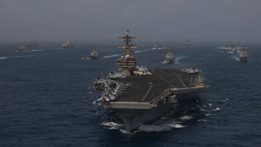 U.S. Navy warships transit the Arabian Sea in close formation as CENTCOM forces continue to promote regional security and stability, June 30, 2026. U.S. Navy photo.