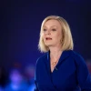 Then-Foreign Secretary Liz Truss at the Conservative Party leadership hustings event in Cardiff, Wales, on Aug. 3, 2022. Credit: ComposedPix/Shutterstock.