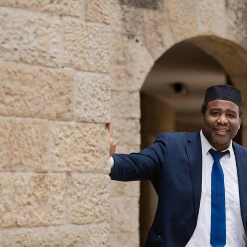 Rabbi Mordechai Yosef Ben Abraham in Jerusalem. Credit: Courtesy.