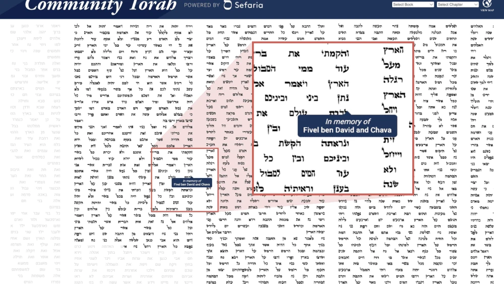 Sefaria global Torah