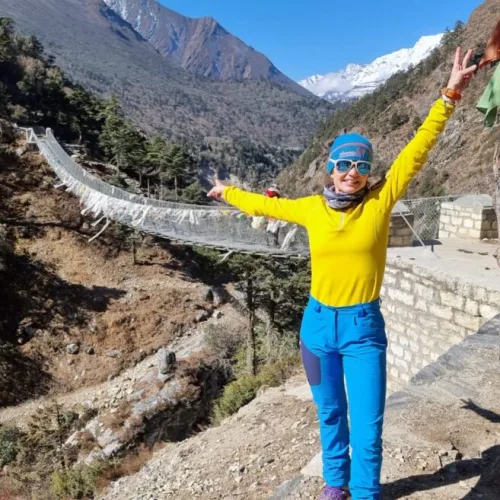 Danielle Wolfson, the first Israeli woman to reach the peak of Mount Everest. Photo courtesy of Danielle Wolfson.