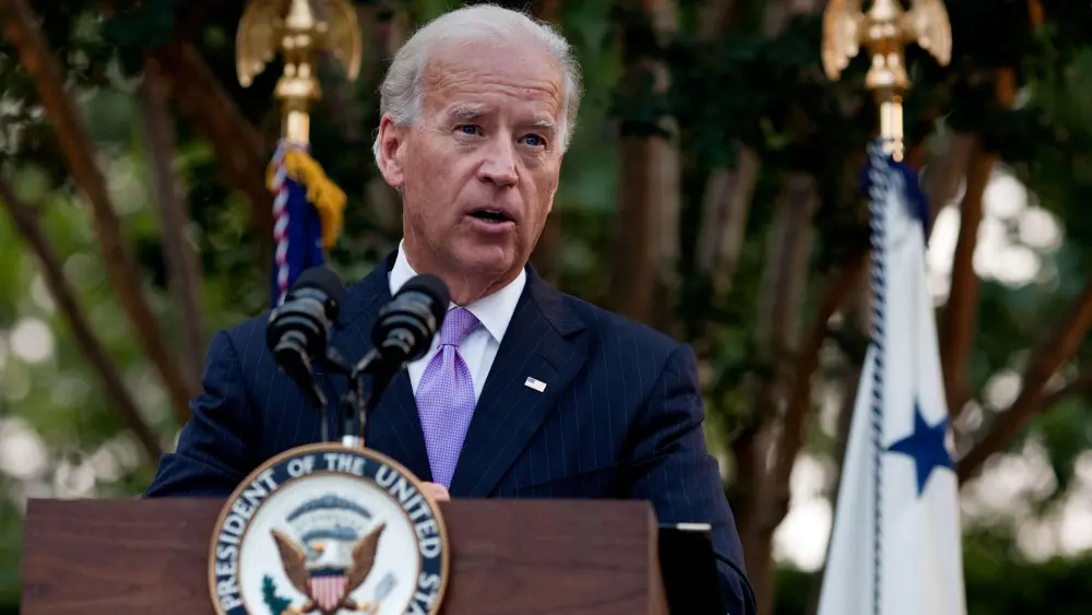 U.S. Vice President Joe Biden speaks during a reception at the Naval Observatory Residence marking the 16th Anniversary of the Violence Against Women Act, in Washington, D.C., on Sept. 22, 2010. Credit: Official White House Photo by David Lienemann.