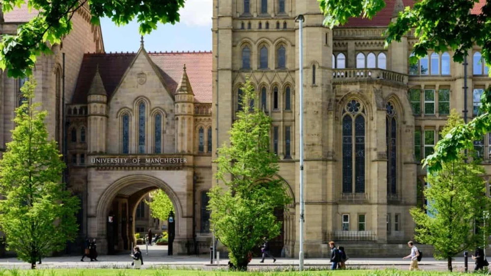 The campus of the University of Manchester. Photo courtesy of the University.