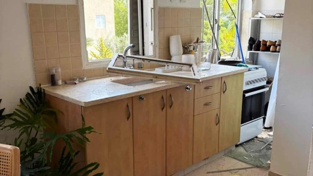 Damage to Israel Home From Iranian Missile