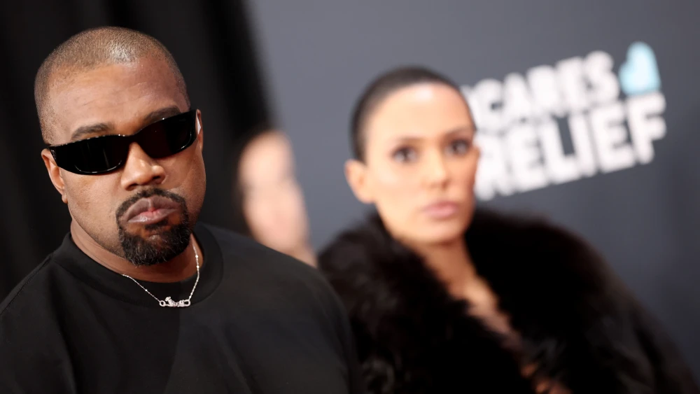 Kanye West and Bianca Censori attend the 67th Annual GRAMMY Awards on Feb. 02, 2025 in Los Angeles, California. Photo by Matt Winkelmeyer/Getty Images for The Recording Academy.