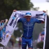 Patrick Lange of Germany won the title of "IRONMAN Israel-Middle East Champion," Nov. 25, 2022. Photo by Gilad Kavalerchik, Ronen Topelberg.