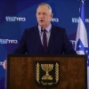 Blue and White Party Head Benny Gantz holds a press conference at the Kfar Maccabia Hotel in Ramat Gan on March 7, 2020. Photo by Tomer Neuberg/Flash90.