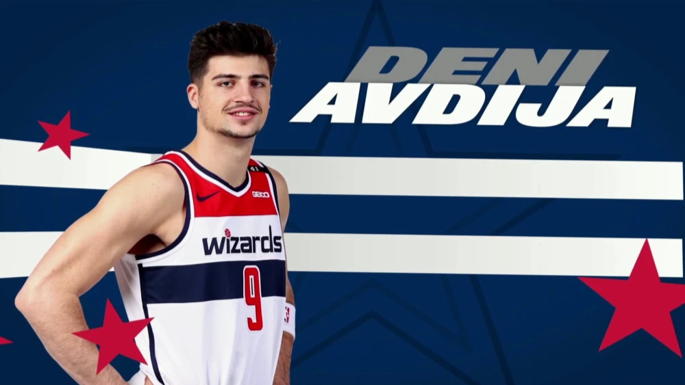 Deni Avdija of the Washington Wizards. Source: Screenshot.