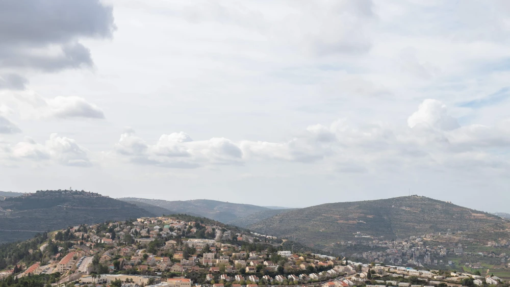 The Israeli community of Eli in Samaria's Binyamin region, Jan. 17, 2021. Photo by Sraya Diamant/Flash90.