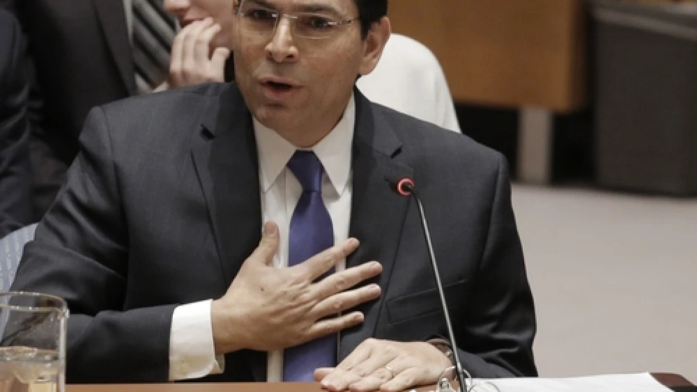Israeli Ambassador to the United Nations Danny Danon speaks at a U.N. Security Council meeting on April 18, 2016. Credit: U.N. Photo/Evan Schneider.