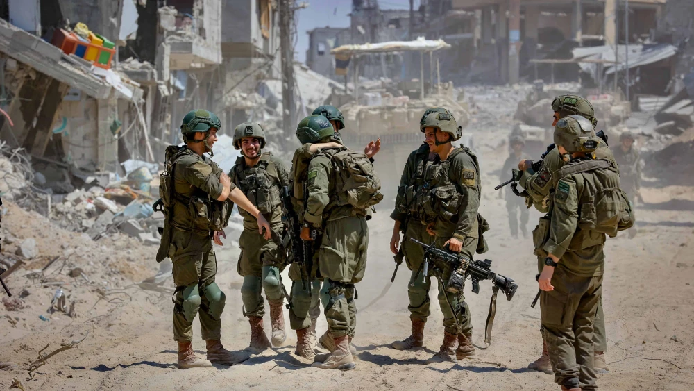 Israeli soldiers operating in Rafah in the southern Gaza Strip, July 22, 2024. Photo by Oren Cohen/Flash90.