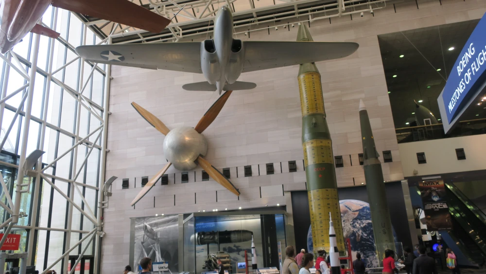 The Smithsonian National Air and Space Museum on the National Mall in Washington, D.C. Credit: Menachem Wecker/JNS