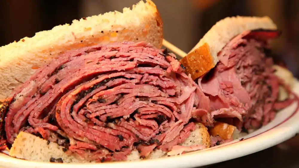 Ben's Best signature hot pastrami on rye. Credit: Yelp.