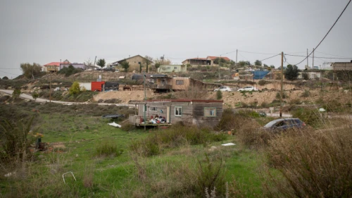 View of the West Bank settlement of Havat Gilad, Jan. 10, 2018. Photo by Miriam Alster/Flash90.