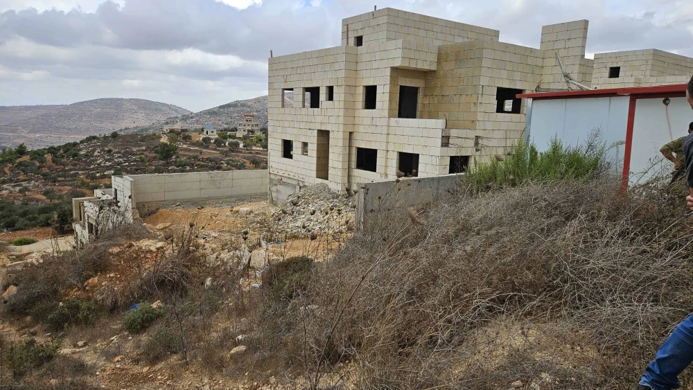 Luxury villas under construction in Samaria, exclusively reserved for Palestinians who have spent at least five years in Israeli prisons for terrorism-related offences. Credit: Josh Hasten.