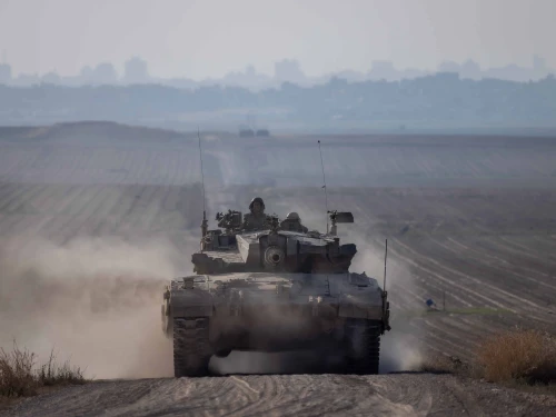 IDF Tank at Gaza Border