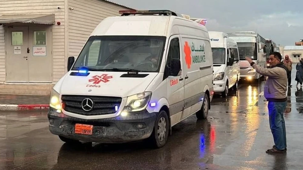 Gazans being evacuated for medical treatment in the UAE on Dec. 31, 2024. Source: COGAT/X.