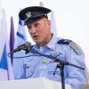 OC Israeli Air Force Maj. Gen. Tomer Bar speaks during a ceremony in Ashdod in honor of the 75th anniversary of the strike on Egyptian forces at the Ad Halom Bridge in 1948, May 29, 2023. Credit: Flash90.