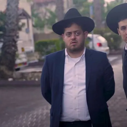 Comedians Efi Skakovsky and Meni Wakshtock. Credit: Courtesy/Bardak.