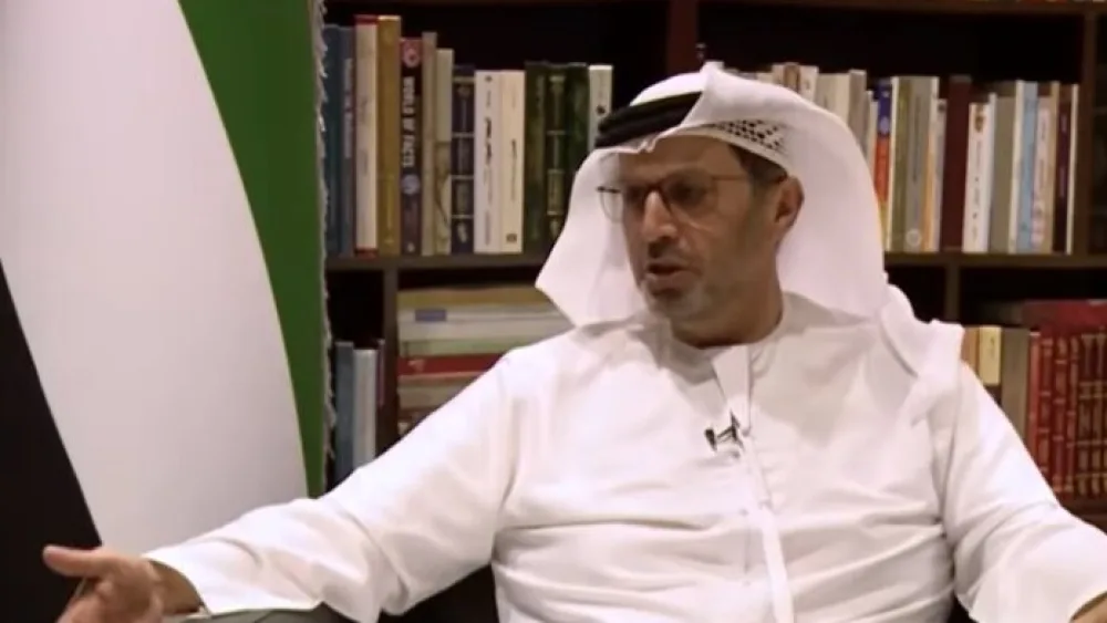 UAE lawmaker Dehrar Belhoul Al Falasi (Screenshot/i24NEWS)
