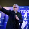 Yair Lapid of the Blue and White Party talks to supporters at an election campaign event in Herzliya on Sept. 4, 2019. Photo by Gili Yaari/Flash90.