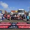 Israeli reservists from “Generation of Victory” and Tzav 9 activists block aid trucks bound for Gaza at Ashdod Port, May 27, 2025. Source: The Reservists—Generation of Victory/@ozleisraelaza/X.