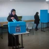 Arab Israelis cast their ballots at a polling station in the town of Beit Safafa during the elections for the 20th Knesset, March 17, 2015. Photo by Miriam Alster/Flash90.