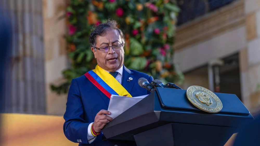 Colombian President Gustavo Petro