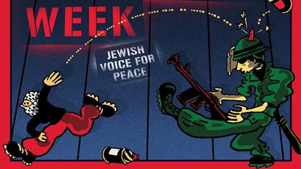 Columbia University’s Students for Justice in Palestine chapter has been accused for creating an anti-Semitic poster to help promote “Israel Apartheid Week.” Credit: Columbia SJP/Facebook.