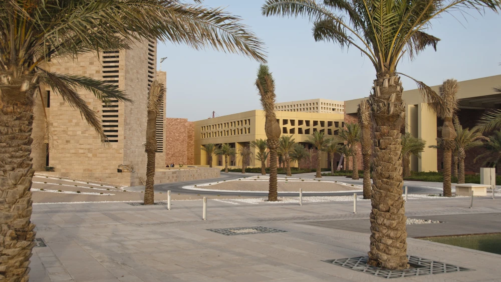 The campus of Texas A&M University in Qatar. Credit: Arwcheek/Public Domain Wikimedia Commons.