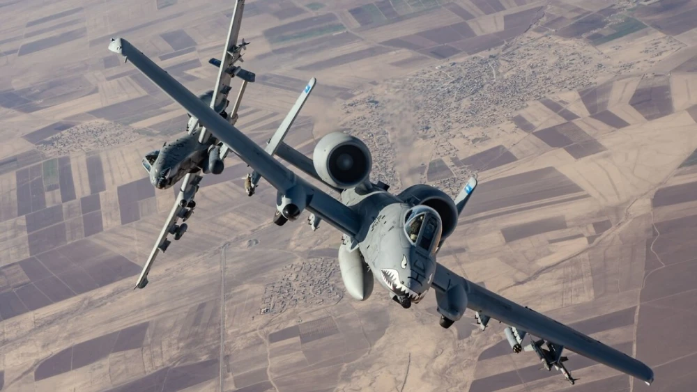 US Air Force A-10 fighter jet