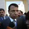 Then-Fatah lawmaker Mohammed Dahlan speaks to the press in Ramallah, Dec. 16, 2006. Photo by Michal Fattal/Flash90.
