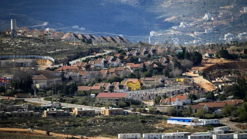 A view of the Israeli community of Shvut Rachel in southern Samaria, Jan. 30, 2023. Photo by Nasser Ishtayeh/Flash90.