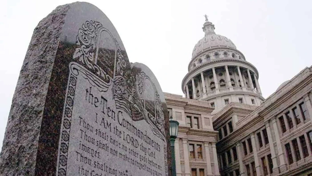 Ten Commangments Indiana gov asks court to return sculpted Ten Commandments to Capitol ...