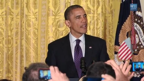U.S. President Barack Obama delivers remarks at the White House during a reception to mark Jewish Heritage Month, May 2017. Credit: White House.