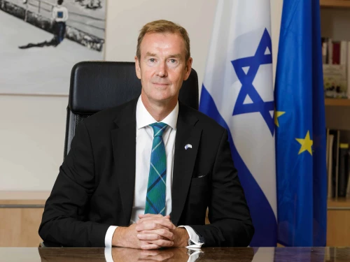 Ambassador Michael Mann. Photo credit: Delegation of the European Union to the State of Israel.