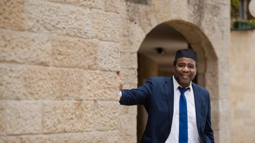 Rabbi Mordechai Yosef Ben Abraham in Jerusalem. Credit: Courtesy.