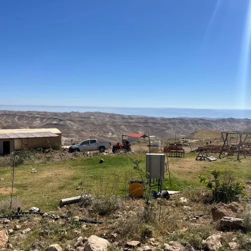The Harel Farm, eastern Gush Etzion, Israel, April 23, 2026. Photo by Josh Hasten.