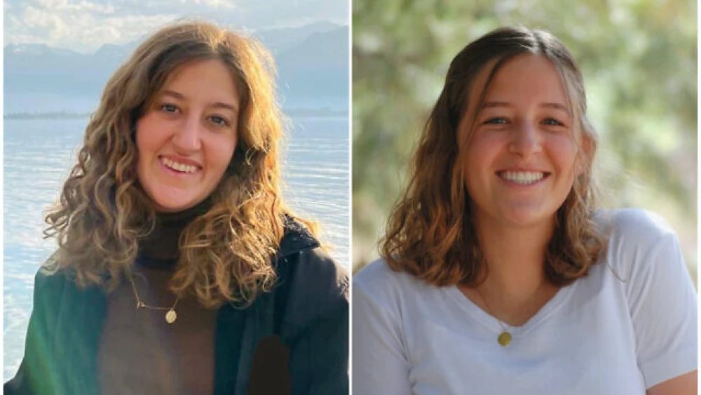 Maia (left) and Rina Dee, sisters who were killed in a Palestinian terrorist attack in the Jordan Valley on April 7, 2023. Credit: Courtesy.
