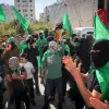 Palestinians take part in a protest in support of Hamas, in Hebron, Nov. 24, 2023. Photo by Wisam Haslmaoun/Flash90.