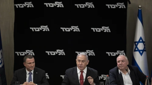 Israeli Prime Minister Benjamin Netanyahu speaks during at a Likud Party faction meeting in Jerusalem, following the results of the second election in six months, Sept. 18, 2019. Photo by Hadas Parush/Flash90.