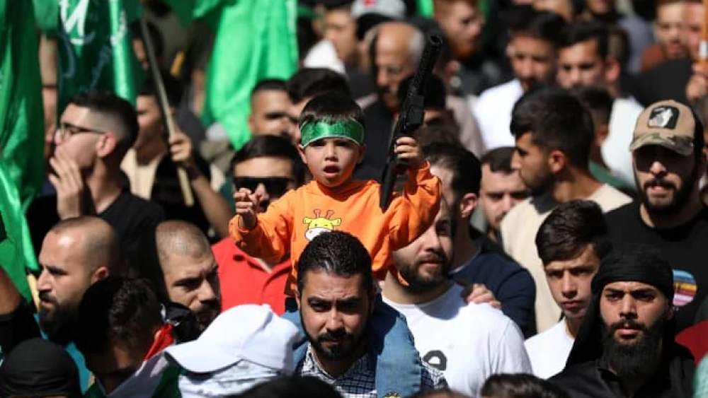 Pro-Hamas March West Bank